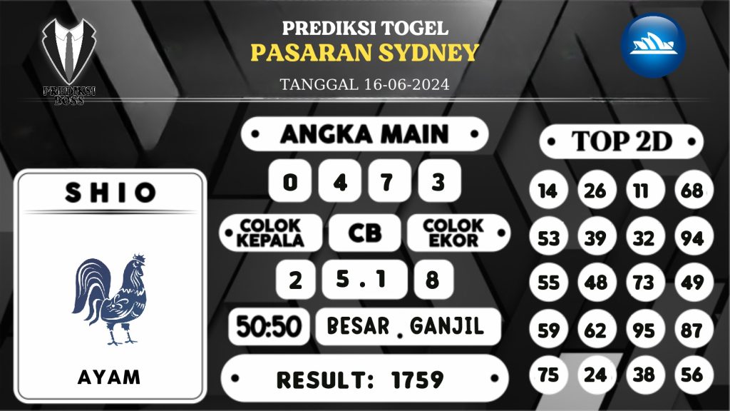 https://prediksibosstwo.com/prediksi-boss-togel-sidney-minggu-16-juni-2024/