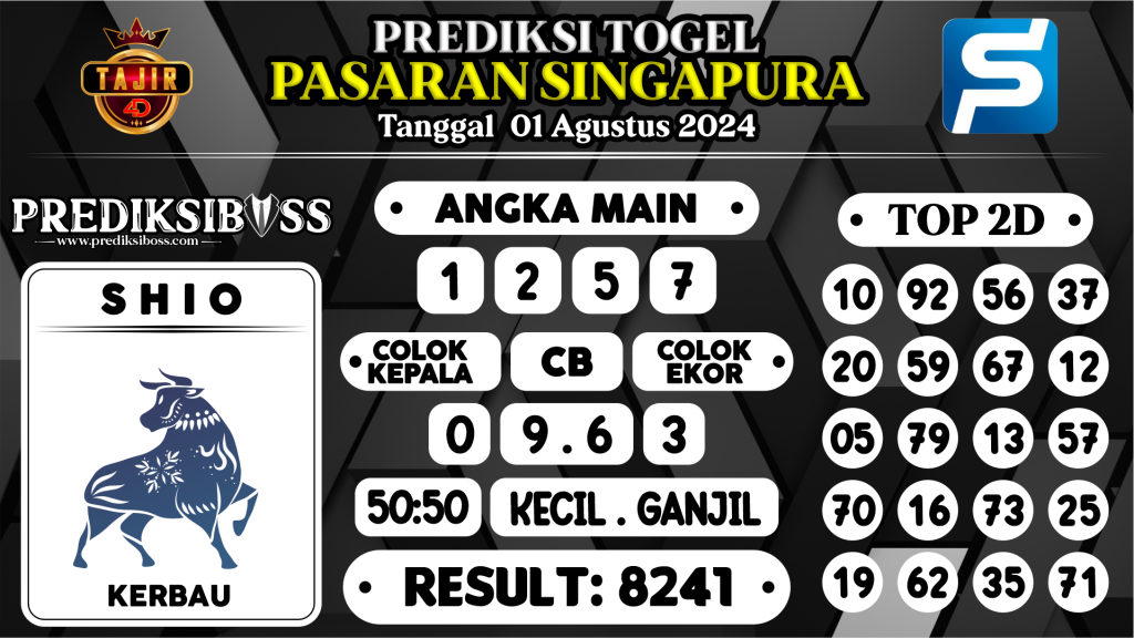 https://prediksibosstwo.com/prediksi-boss-togel-sgp-kamis-01-agustus-2024/