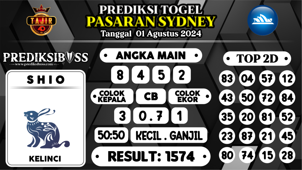 https://prediksibosstwo.com/prediksi-boss-togel-sidney-kamis-01-agustus-2024/