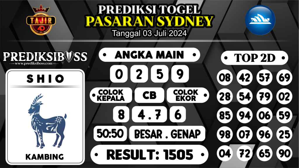 https://prediksibosstwo.com/prediksi-boss-togel-sidney-rabu-03-juli-2024/