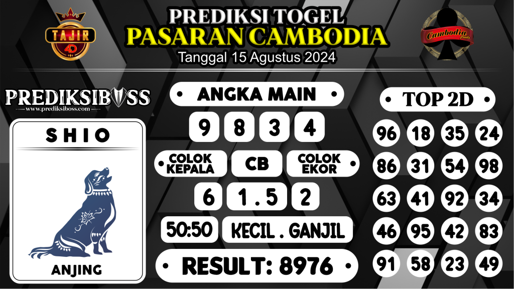 https://prediksibosstwo.com/prediksi-boss-togel-cambodia-kamis-15-agustus-2024/
