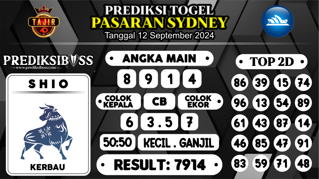 https://prediksibosstwo.com/prediksi-boss-togel-sidney-kamis-12-september-2024/