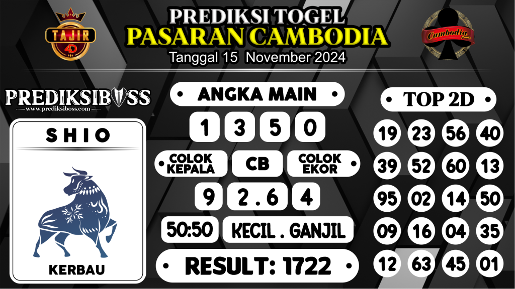 https://prediksibosstwo.com/prediksi-boss-togel-cambodia-jumat-15-november-2024/
