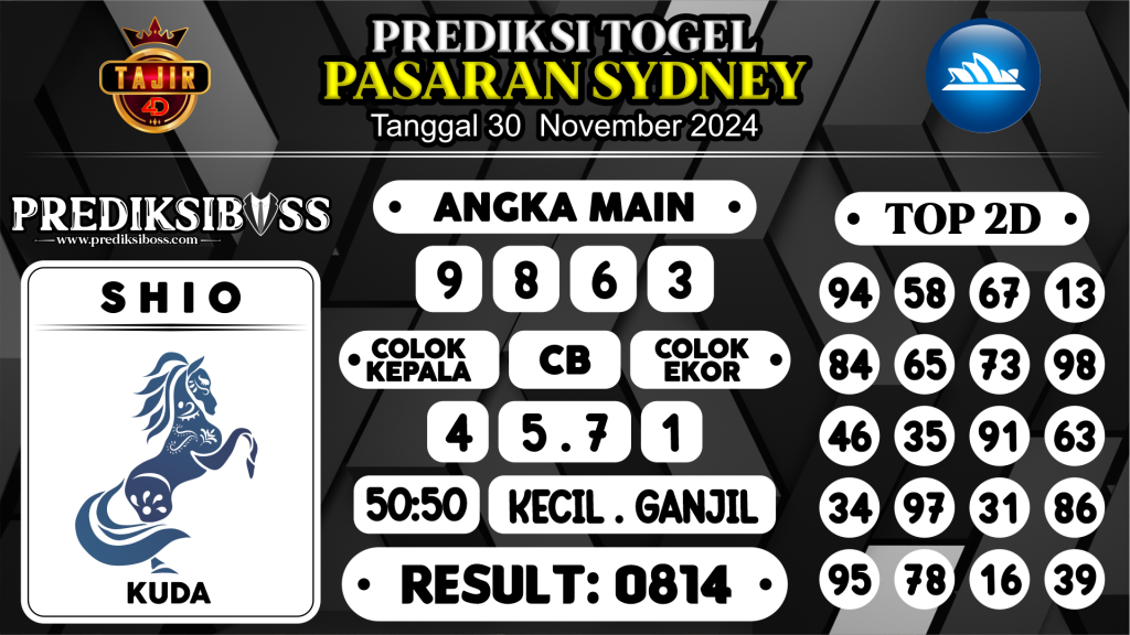 https://prediksibosstwo.com/prediksi-boss-togel-sidney-sabtu-30-november-2024/