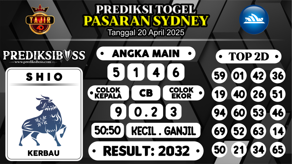 https://prediksibosstwo.com/prediksi-boss-togel-sidney-minggu-20-april-2025/