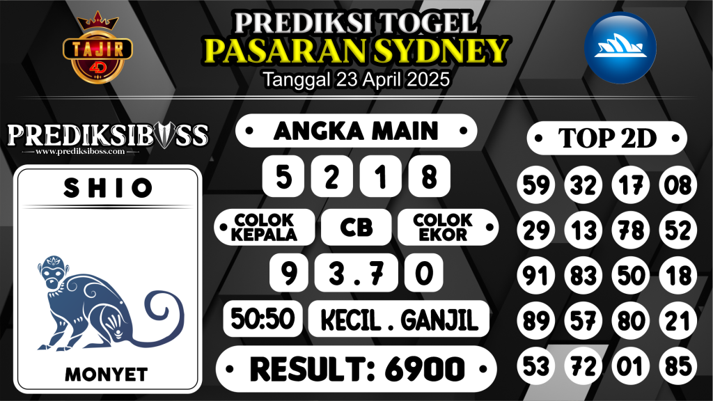 https://prediksibosstwo.com/prediksi-boss-togel-sidney-rabu-23-april-2025/