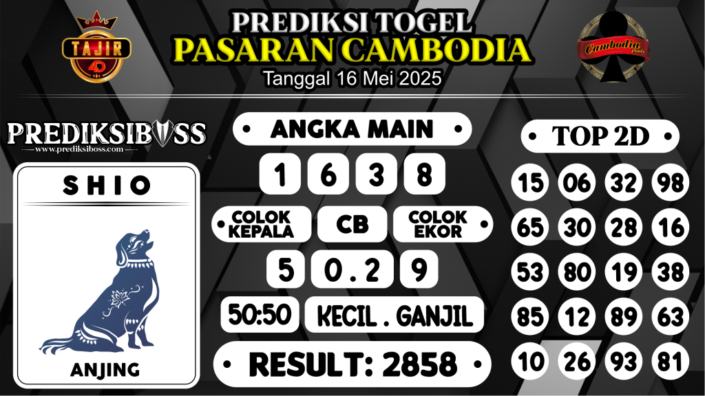 https://prediksibosstwo.com/prediksi-boss-togel-cambodia-jumat-16-mei-2025/